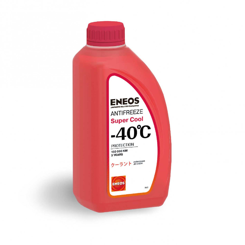 Антифриз красный ENEOS Antifreeze Super Cool -40°C 1кг (red)