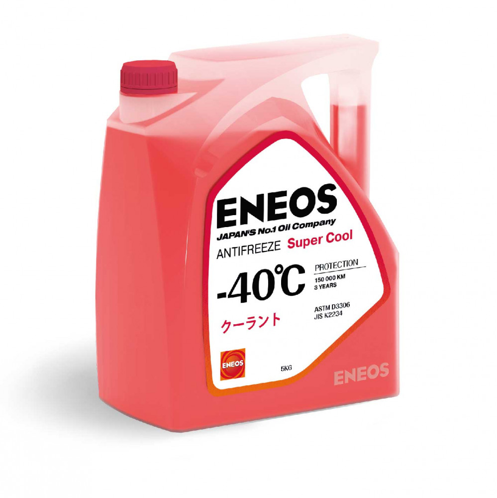 Антифриз красный ENEOS Antifreeze Super Cool -40°C  5кг (red)
